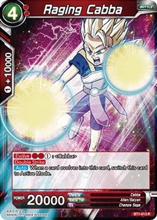 Raging Cabba (BT1-013) - Galactic Battle