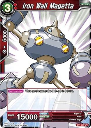 Iron Wall Magetta (BT1-020) - Galactic Battle