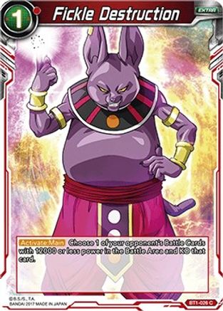 Fickle Destruction (BT1-026) - Galactic Battle