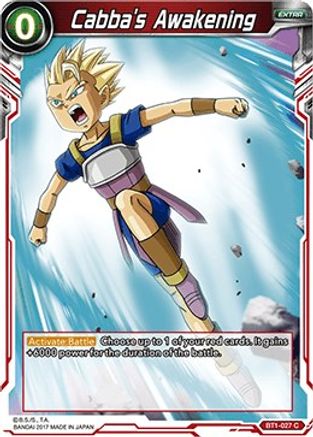 Cabba's Awakening (2017) (BT1-027) - Galactic Battle