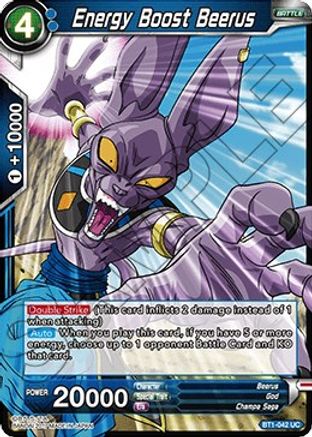 Energy Boost Beerus (BT1-042) - Galactic Battle