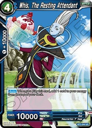 Whis, The Resting Attendant (BT1-044) - Galactic Battle Foil