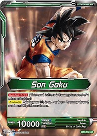 Son Goku // Super Saiyan God Son Goku (BT1-056) - Galactic Battle