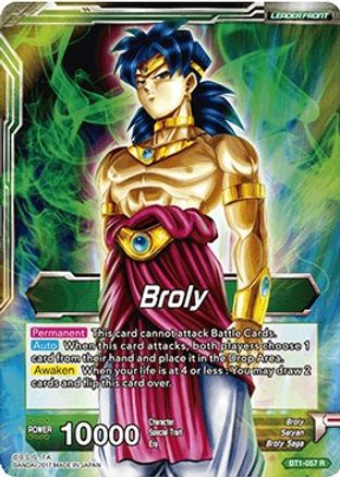 Broly // Broly, The Legendary Super Saiyan (BT1-057) - Galactic Battle