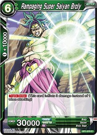 Rampaging Super Saiyan Broly (BT1-075) - Galactic Battle