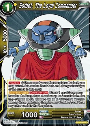 Sorbet, The Loyal Commander (BT1-092) - Galactic Battle