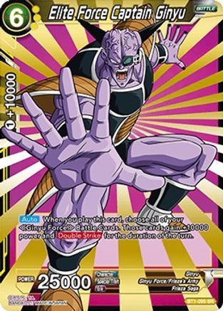 Elite Force Captain Ginyu (BT1-095) - Galactic Battle