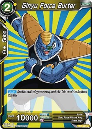 Ginyu Force Burter (BT1-097) - Galactic Battle