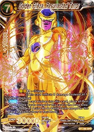 Golden Frieza, Resurrected Terror (SPR) (BT1-086) - Galactic Battle