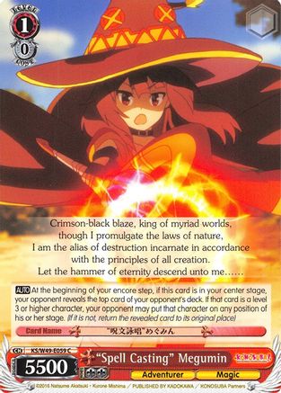 "Spell Casting" Megumin (KS/W49-E059 C) - KonoSuba