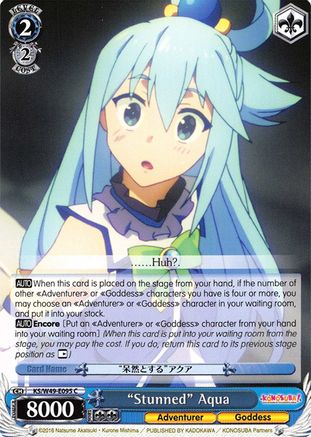 "Stunned" Aqua (KS/W49-E095 C) - KonoSuba