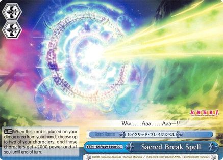 Sacred Break Spell (KS/W49-E100 CC) - KonoSuba