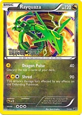 Rayquaza 011/20 - Holofoil Blister Exclusives - Promo