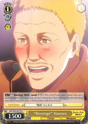 "Revenge" Hannes (B) (AOT/S50-E017b C) - Attack on Titan Vol. 2
