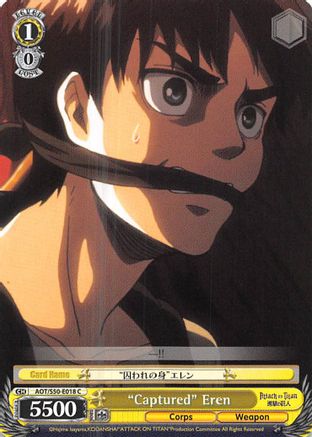 "Captured" Eren (AOT/S50-E018 C) - Attack on Titan Vol. 2