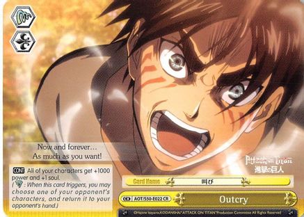 Outcry (AOT/S50-E022 CR) - Attack on Titan Vol. 2