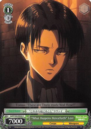 "What Happens Henceforth" Levi (AOT/S50-E044 C) - Attack on Titan Vol. 2