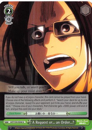 A Request or... an Order...? (AOT/S50-E046 U) - Attack on Titan Vol. 2
