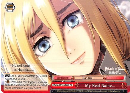 My Real Name... (AOT/S50-E082 CR) - Attack on Titan Vol. 2
