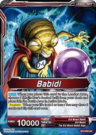 Babidi // Babidi, Creator of Evil (BT2-003) - Union Force