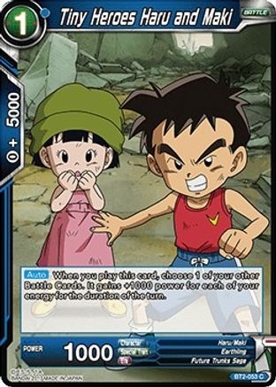Tiny Heroes Haru and Maki (BT2-053) - Union Force