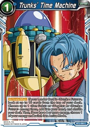 Trunks' Time Machine (BT2-066) - Union Force