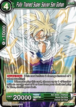 Fully Trained Super Saiyan Son Gohan (BT2-074) - Union Force