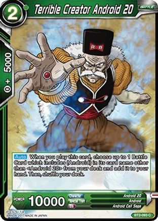 Terrible Creator Android 20 (BT2-093) - Union Force