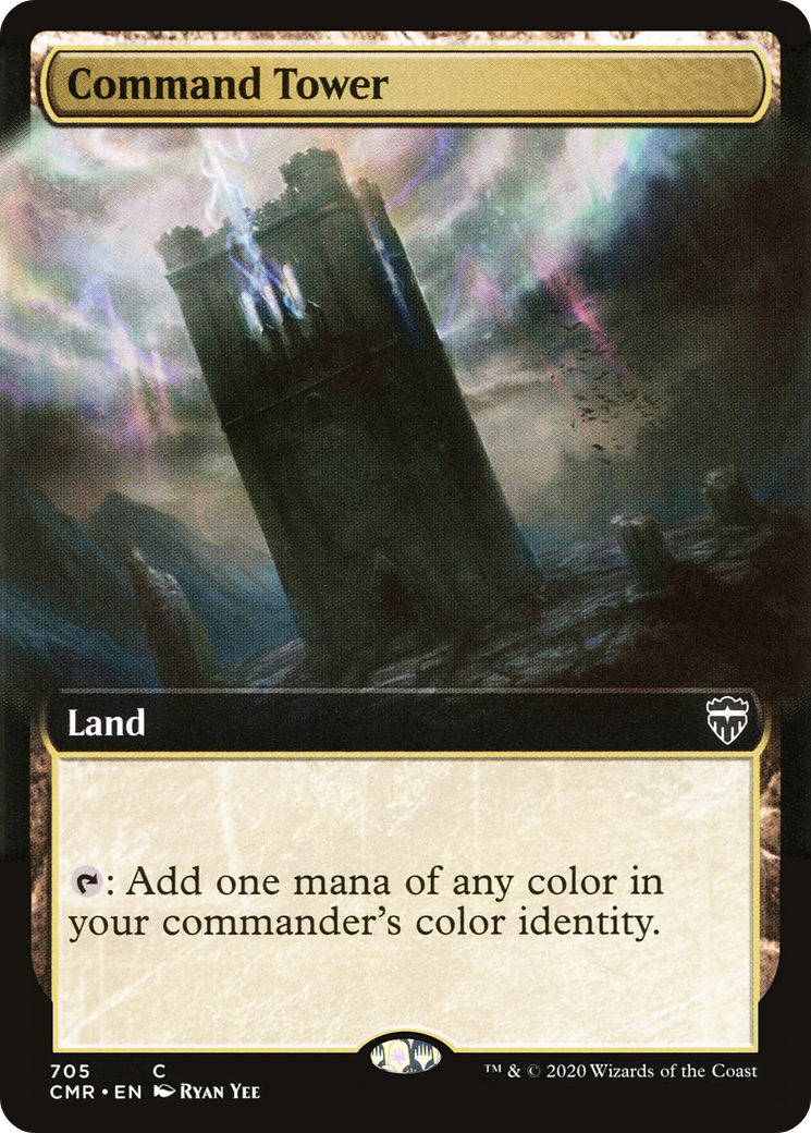 Command Tower (Extended Art) (CMR-705) - Commander Legends: (Extended Art) Foil