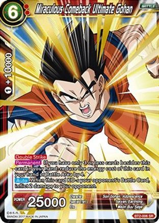 Miraculous Comeback Ultimate Gohan (BT2-006) - Union Force