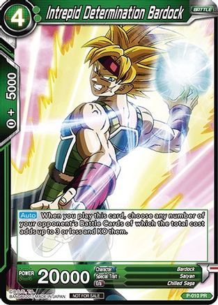 Intrepid Determination Bardock (Non-Foil Version) (P-010) - Promotion Cards