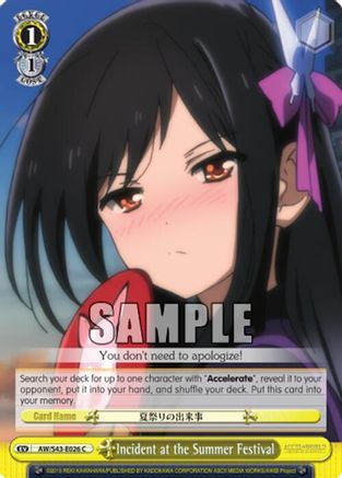 Incident at the Summer Festival (AW/S43-E026 C) - Accel World -Infinite Burst-