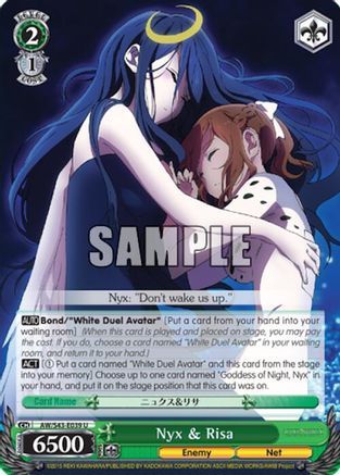 Nyx & Risa (AW/S43-E039 U) - Accel World -Infinite Burst-
