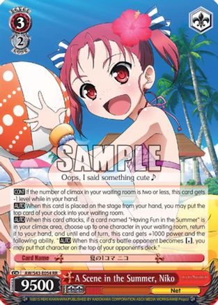 A Scene in the Summer, Niko (AW/S43-E054 RR) - Accel World -Infinite Burst-
