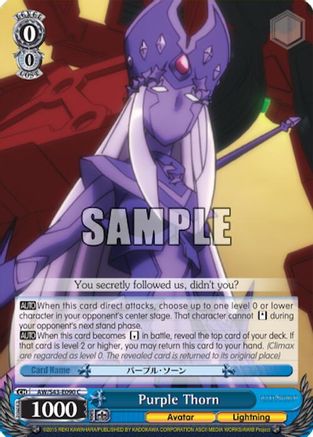 Purple Thorn (AW/S43-E090 C) - Accel World -Infinite Burst-