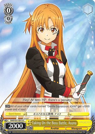 Taking On the Boss Battle, Asuna (SAO/S51-E013 C) - Sword Art Online The Movie: -Ordinal Scale-