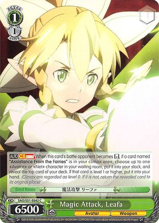 Magic Attack, Leafa (SAO/S51-E042 C) - Sword Art Online The Movie: -Ordinal Scale-