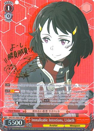 Immalleable Intentions, Lisbeth (SP) (SAO/S51-E051SP SP) - Sword Art Online The Movie: -Ordinal Scale-