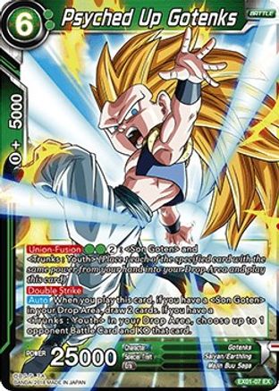 Psyched Up Gotenks (Foil) (EX01-07) - Expansion Deck Box Set 01 Mighty Heroes