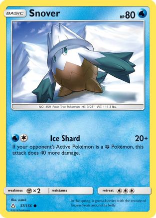 Snover 037 - Reverse Holofoil SM Ultra Prism - Common