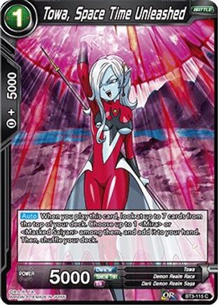Towa, Space Time Unleashed (BT3-115) - Cross Worlds Foil
