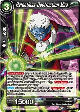 Relentless Destruction Mira (BT3-117) - Cross Worlds