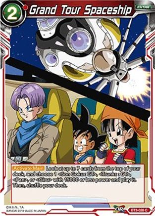 Grand Tour Spaceship (BT3-028) - Cross Worlds