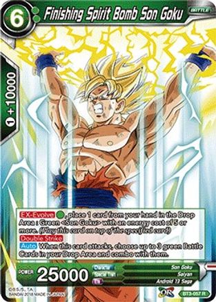 Finishing Spirit Bomb Son Goku (BT3-057) - Cross Worlds