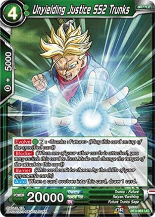 Unyielding Justice SS2 Trunks (BT3-061) - Cross Worlds
