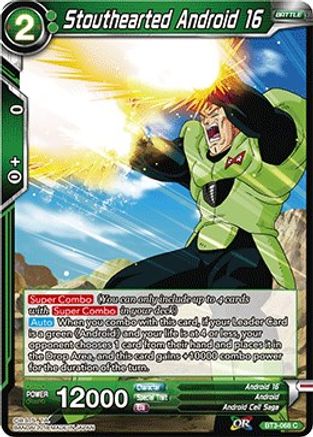 Stouthearted Android 16 (BT3-068) - Cross Worlds Foil
