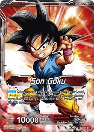 Son Goku // Rising Spirit Super Saiyan Son Goku (SD2-01) - Cross Worlds