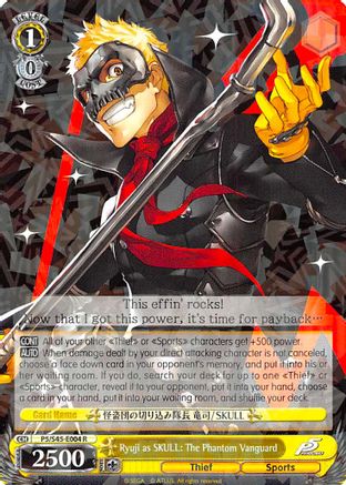 Ryuji as SKULL: The Phantom Vanguard (P5/S45-E004 R) - Persona 5