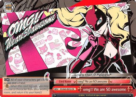 omg!! We are SO awesome (P5/S45-E072 CR) - Persona 5