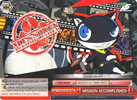 MISSION ACCOMPLISHED (RRR) (P5/S45-E074R RRR) - Persona 5
